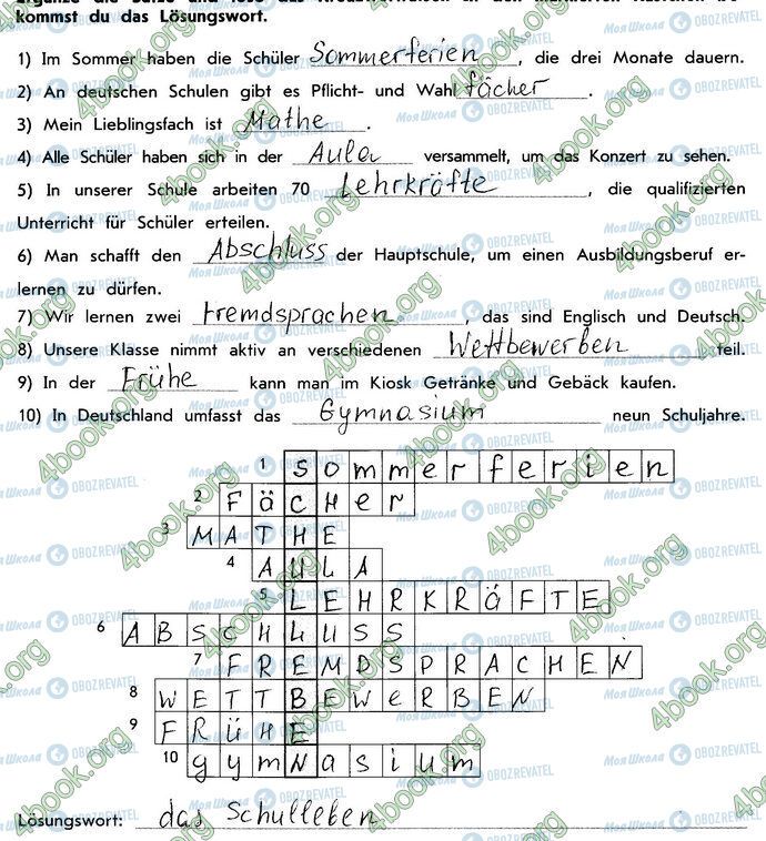 ГДЗ Немецкий язык 10 класс страница Стр41 Впр4